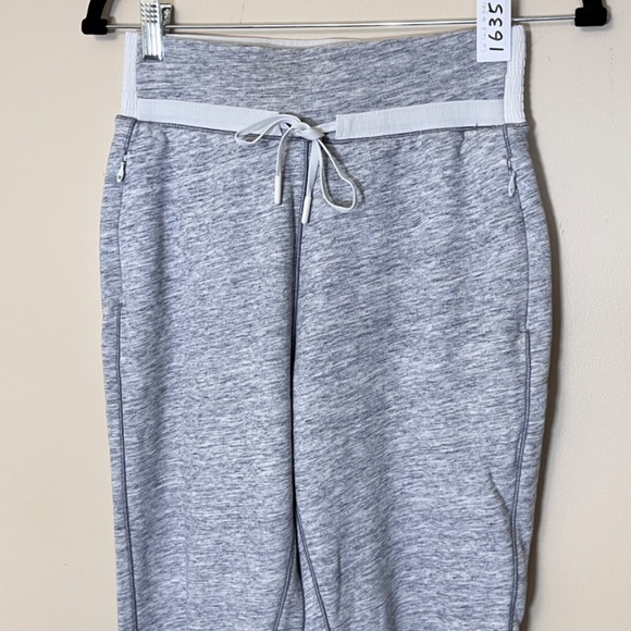 Lululemon Cool & Collected Terry Cotton Jogger Pants - Women's Size 4 - Gray - Picture 4 of 11